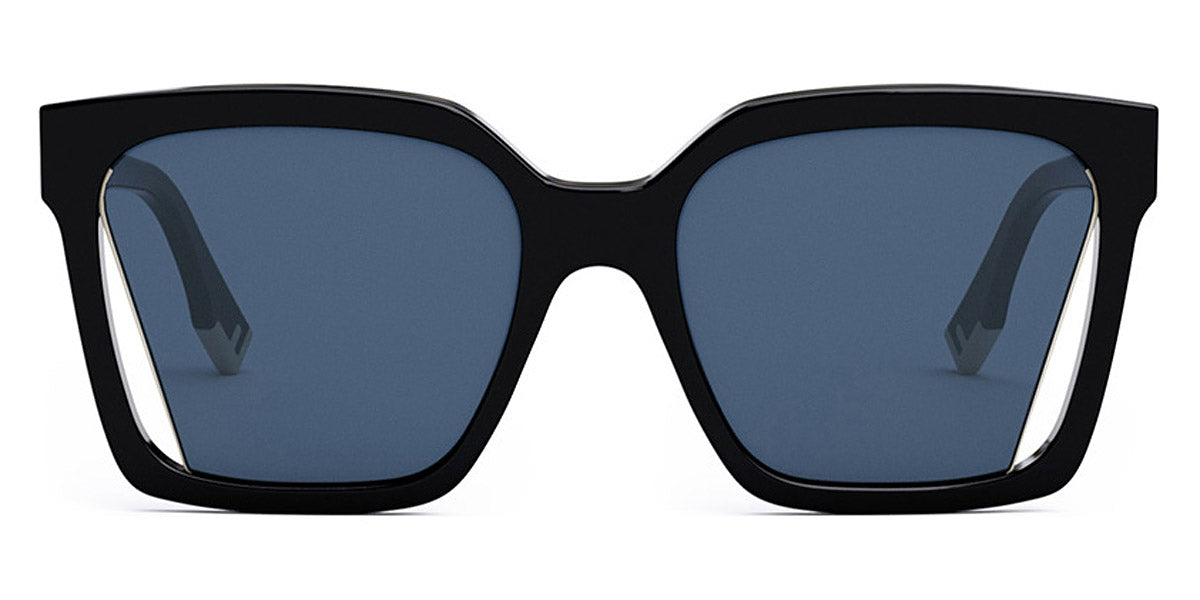 Fendi Fendi Roma Blue Square Acetate Sunglasses