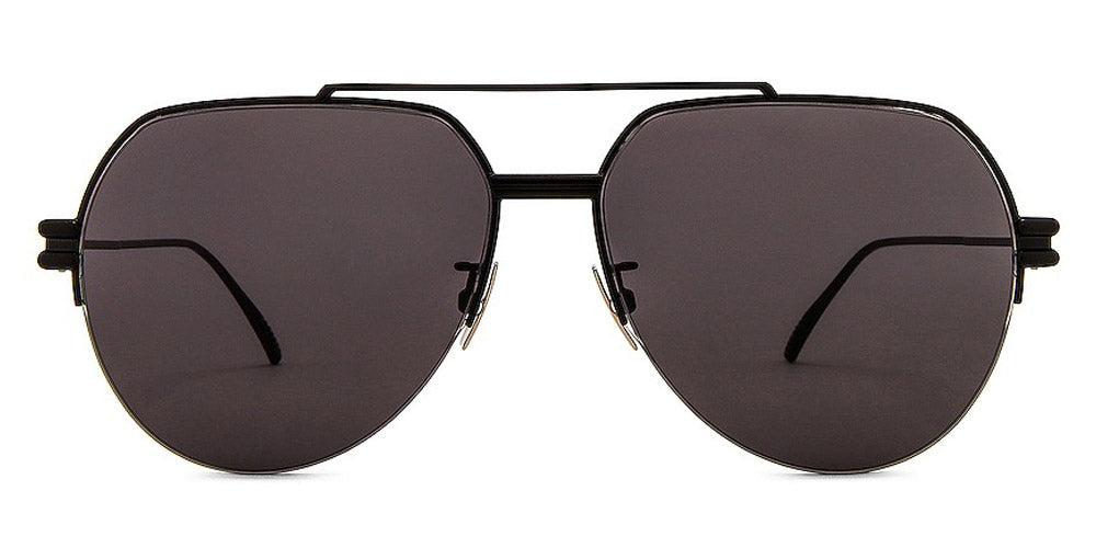 Bottega Veneta - Aviator Sunglasses - Silver - Sunglasses