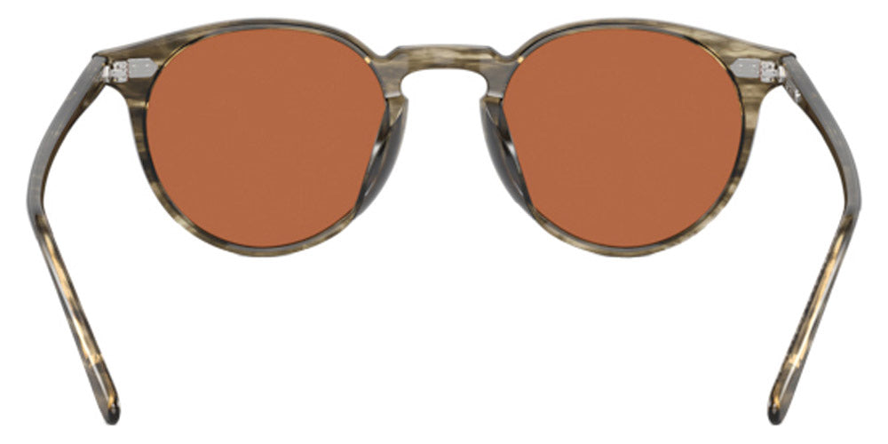 Oliver Peoples® N.02 Sun OV5529SU 173553 46 - Soft Olive Bark / Persimmon Sunglasses