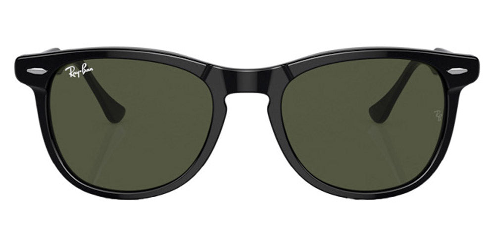 Ray-Ban® Eagleeye RB2398F 901/31 - Black with Green lenses Sunglasses