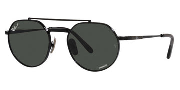 Ray-Ban® Jack Ii Titanium RB8265 RB8265 3141K8 51 - Black with Polarized Dark Gray lenses Sunglasses