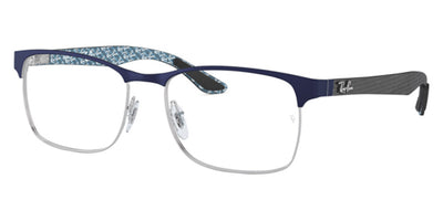 Ray-Ban® RX8416 RX8416 3016 55 - Blue On Silver Eyeglasses