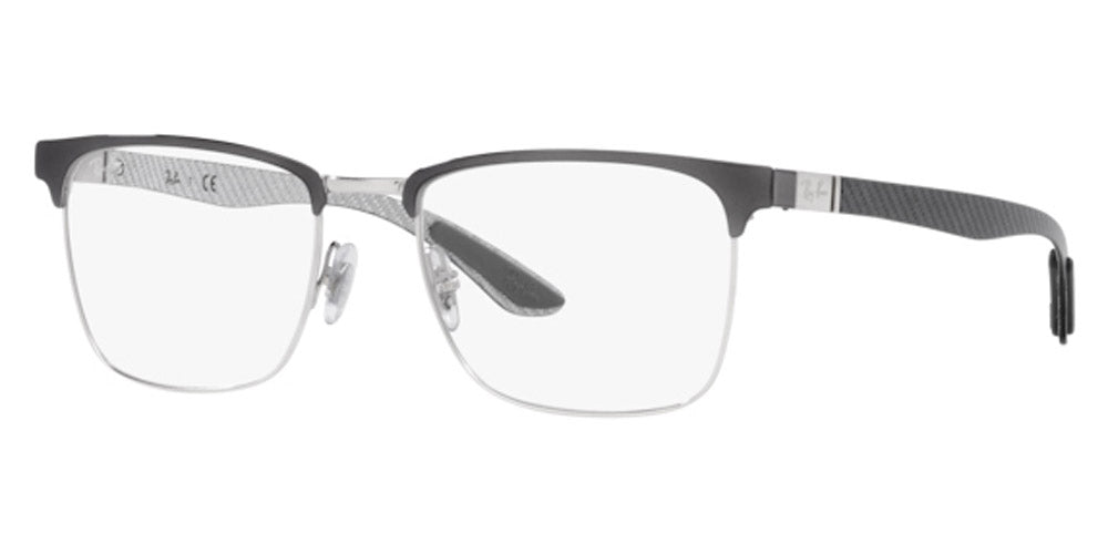 Ray-Ban® RX8421 RX8421 3125 54 - Gray on Silver Eyeglasses