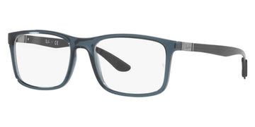 Ray-Ban® RX8908 RX8908 5719 55 - Transparent Blue Eyeglasses