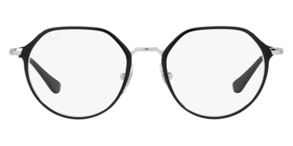 Ray-Ban® RY1058 RY1058 4064 45 - Black on Silver Eyeglasses