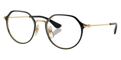 Ray-Ban® RY1058 RY1058 4086 47 - Black on Gold Eyeglasses