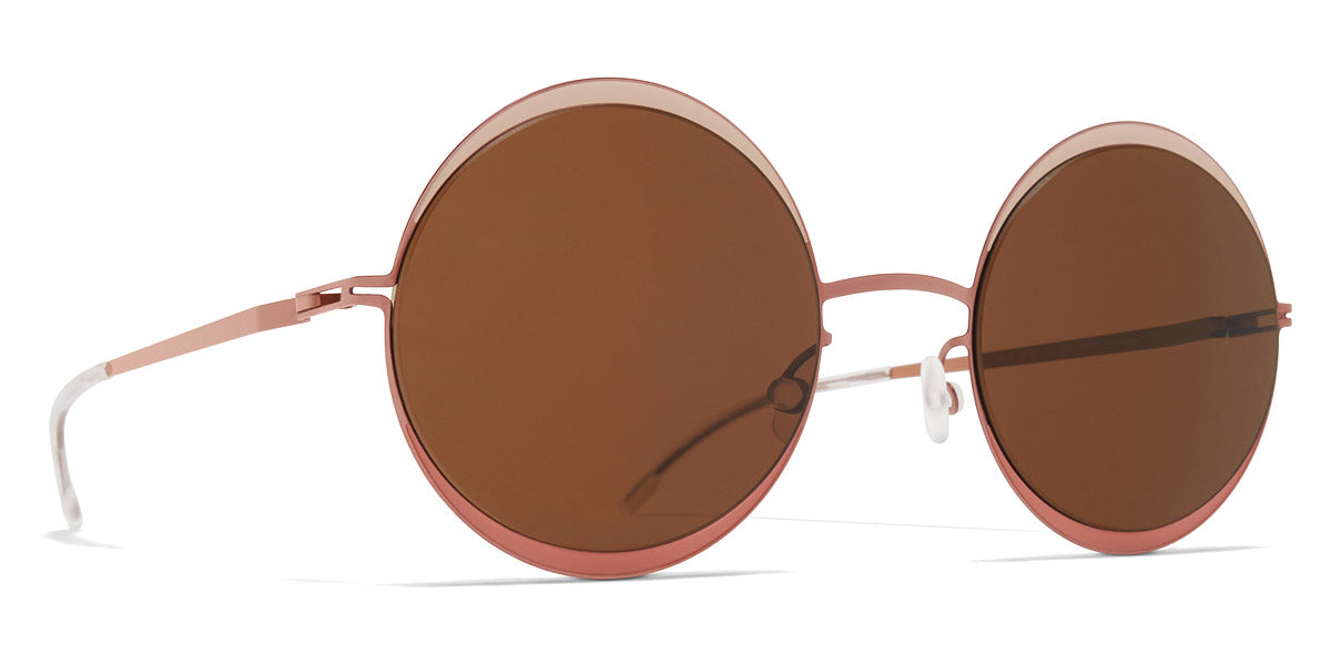 Mykita® IRIS MYK IRIS Purplebronze/Sand/Pink Clay / Brown Solid 53 - Purplebronze/Sand/Pink Clay / Brown Solid Sunglasses