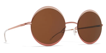 Mykita® IRIS MYK IRIS Purplebronze/Sand/Pink Clay / Brown Solid 53 - Purplebronze/Sand/Pink Clay / Brown Solid Sunglasses