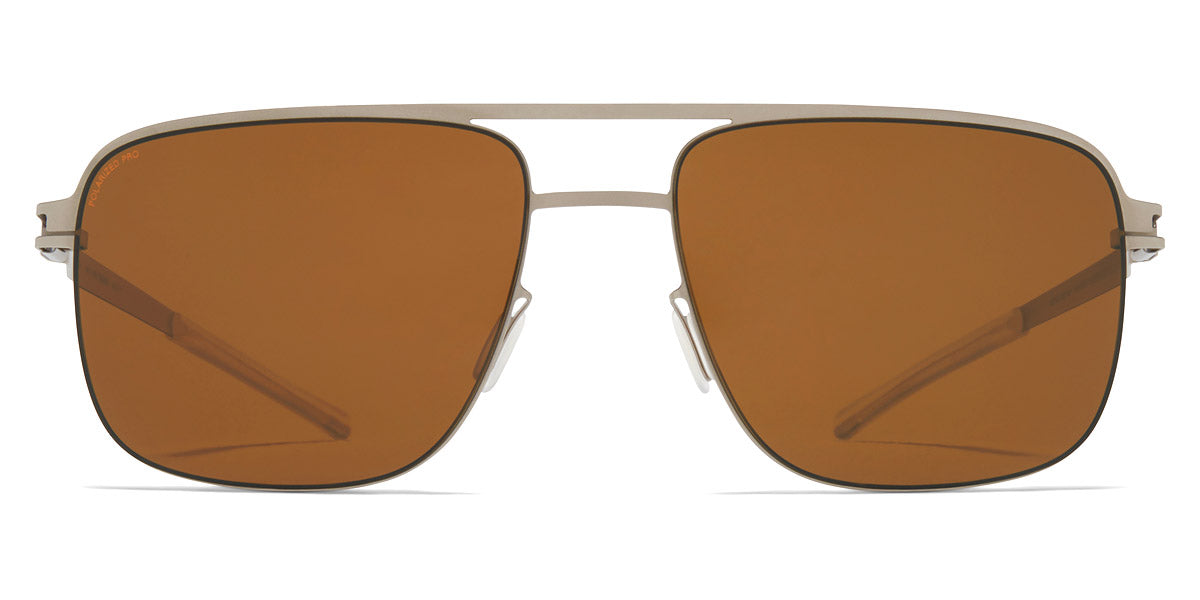 Mykita® WILDER MYK WILDER Matte Silver / Polarized Pro Amber Brown 56 - Matte Silver / Polarized Pro Amber Brown Sunglasses