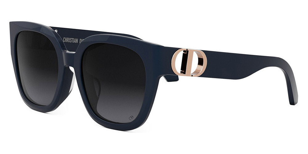 Dior® 30Montaigne S10F - 30B0 Shiny Blue / Blue Sunglasses