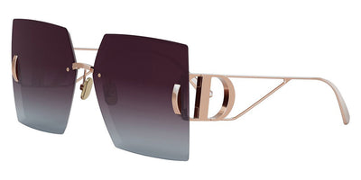 Dior® 30Montaigne S7U - Matte Clear Gold/Lenses Gradient Bordeaux E0G2 Sunglasses