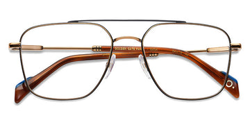 Etnia Barcelona® GOLDEN GATE 4 GOLDEN 54O BZBK - BZBK Saddlebrown/Black Eyeglasses