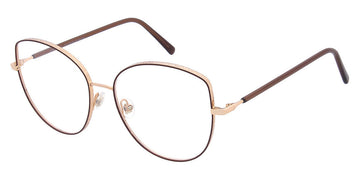 Andy Wolf® 4797 ANW 4797 03 56 - Rosegold/Brown Eyeglasses