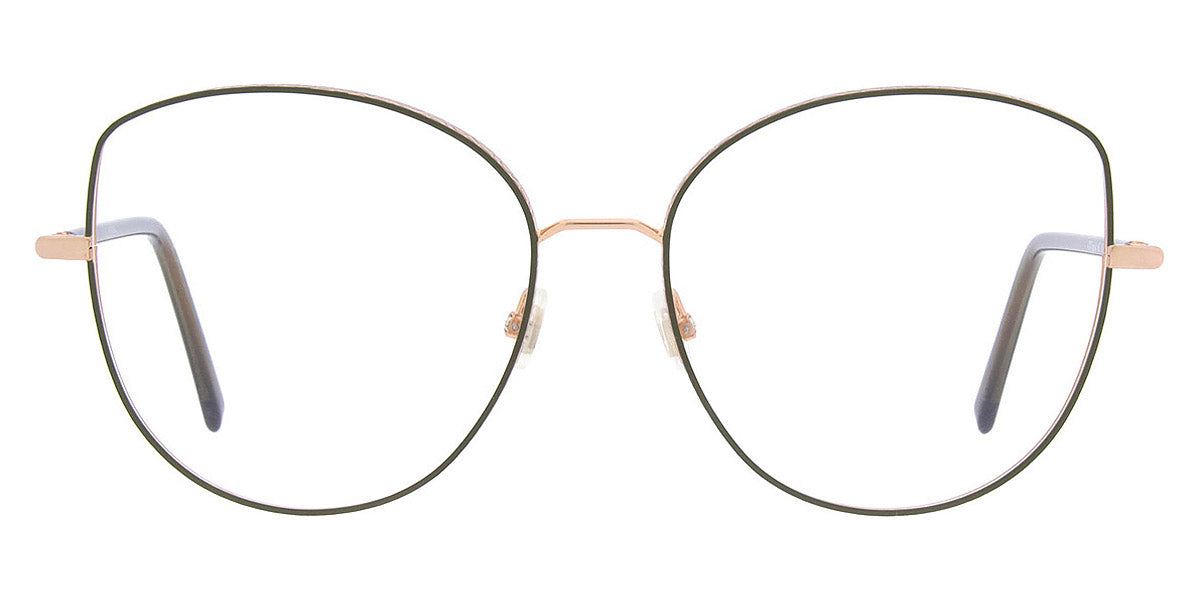 Andy Wolf® 4797 ANW 4797 04 56 - Rosegold/Green Eyeglasses