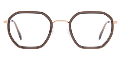 Andy Wolf® 4801 ANW 4801 04 49 - Brown/Rosegold Eyeglasses