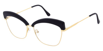 Andy Wolf® 4804 ANW 4804 01 57 - Black/Gold Eyeglasses