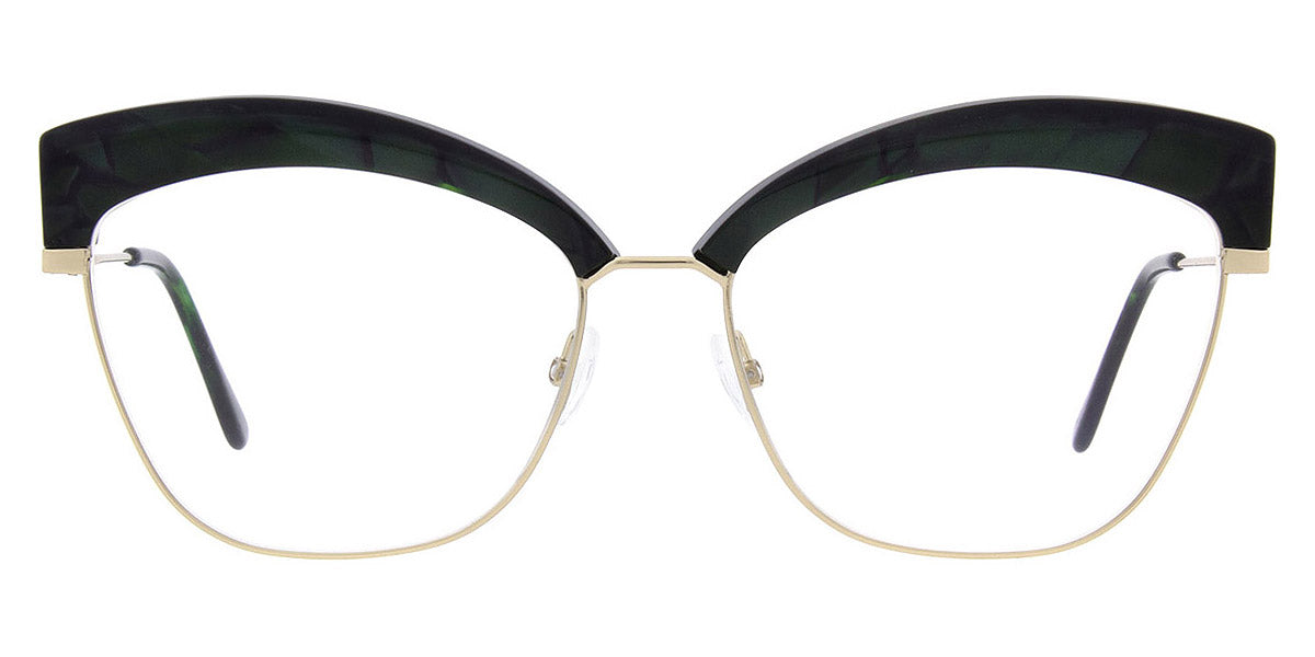 Andy Wolf® 4804 ANW 4804 04 57 - Green/Greygold Eyeglasses