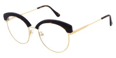 Andy Wolf® 4805 ANW 4805 02 52 - Brown/Gold Eyeglasses