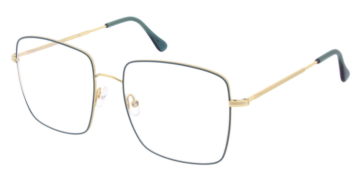 Andy Wolf® 4821 ANW 4821 06 56 - Gold/Teal Eyeglasses