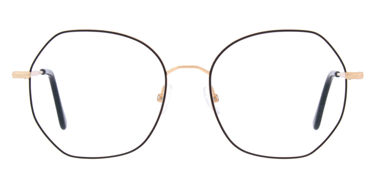 Andy Wolf® 4822 ANW 4822 01 52 - Rosegold/Black Eyeglasses