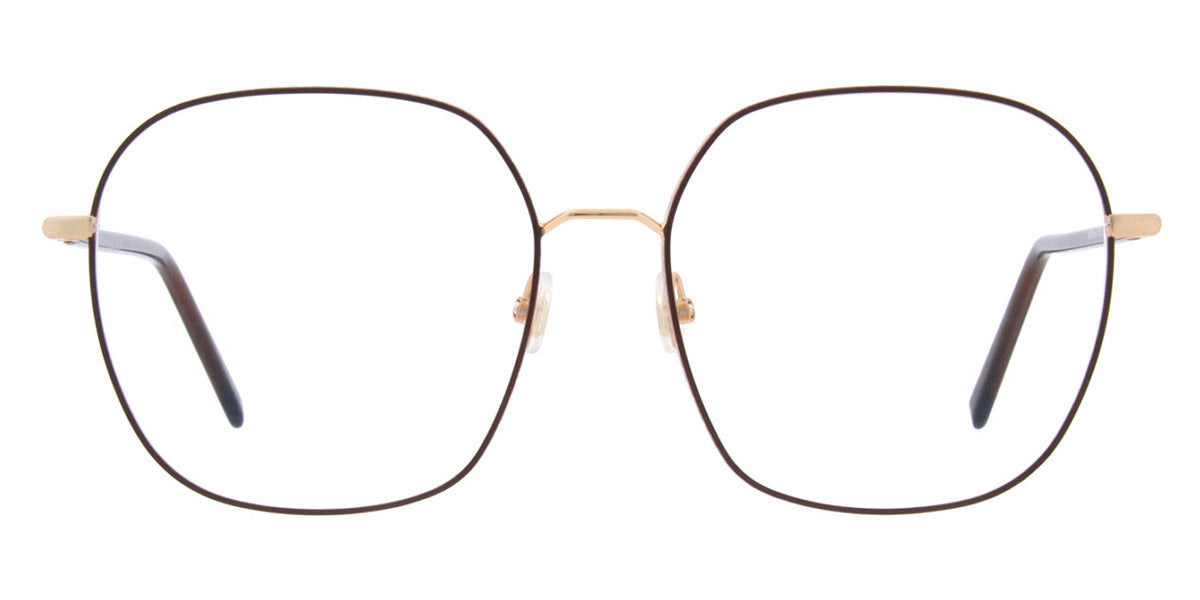 Andy Wolf® 4824 ANW 4824 03 58 - Rosegold/Brown Eyeglasses