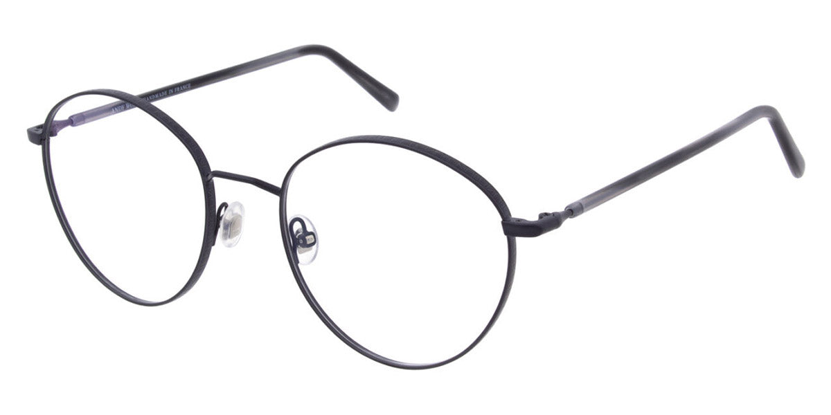 Andy Wolf® 4825 ANW 4825 03 53 - Black Eyeglasses