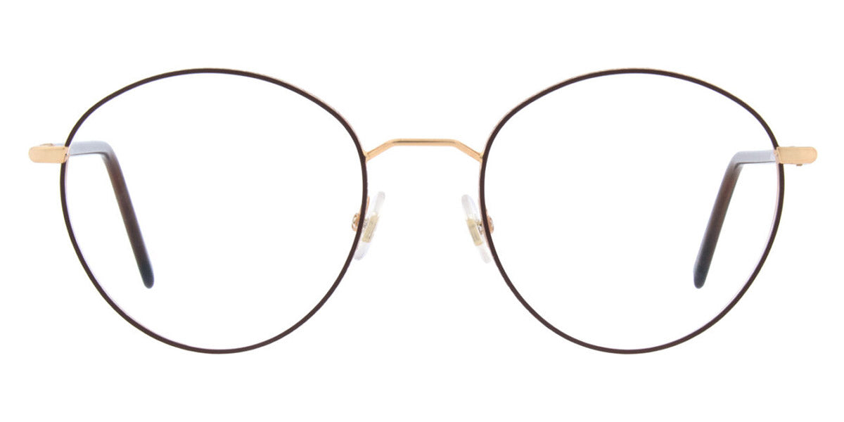 Andy Wolf® 4825 ANW 4825 04 53 - Rosegold/Brown Eyeglasses