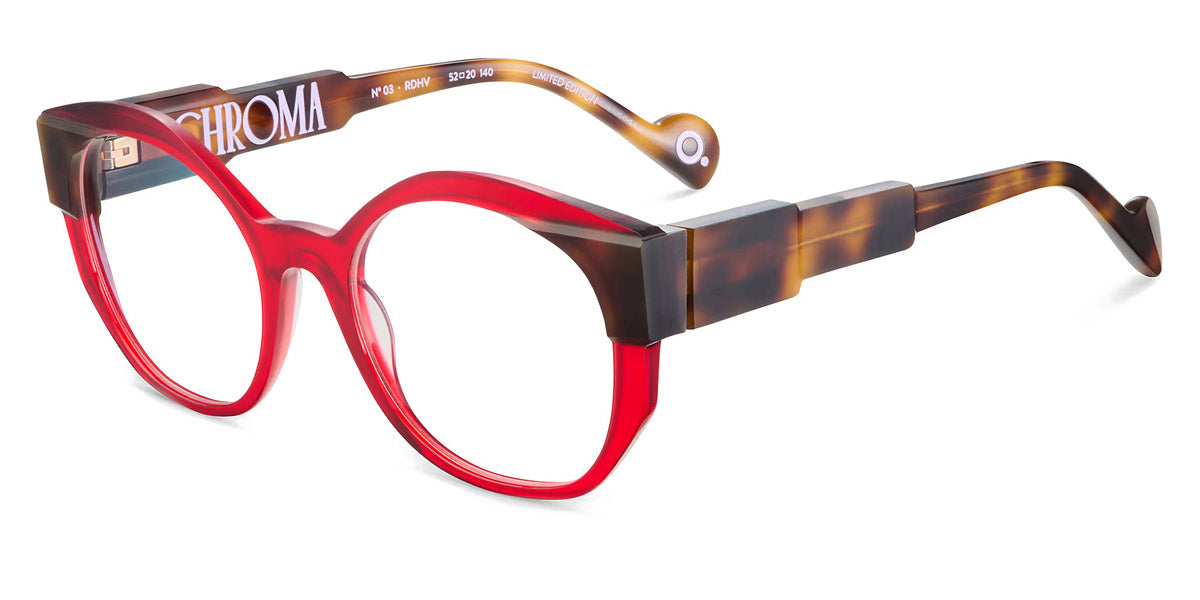 Etnia Barcelona® CHROMA N03 5 CHR003 52O RDHV - RDHV Red/Havana Eyeglasses