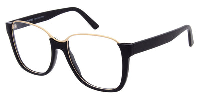 Andy Wolf® 5135 ANW 5135 01 55 - Black/Gold Eyeglasses