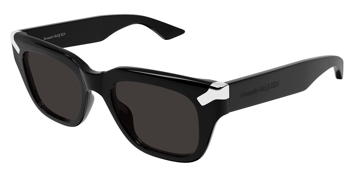 Alexander McQueen® AM0439S AM AM0439S 001 51 -  Black / Gray Lenses Sunglasses