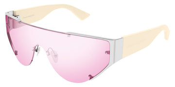 Alexander McQueen® AM0447S AM AM0447S 004 99 -  Silver / Pink Sunglasses