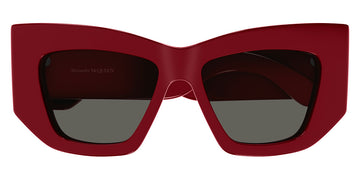 Alexander McQueen® AM0448S AM AM0448S 003 53 -  Red / Gray Sunglasses