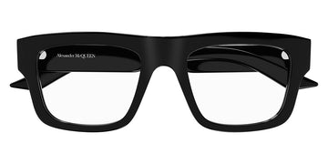 Alexander McQueen® AM0452O AM AM0452O 001 52 -  Black Eyeglasses