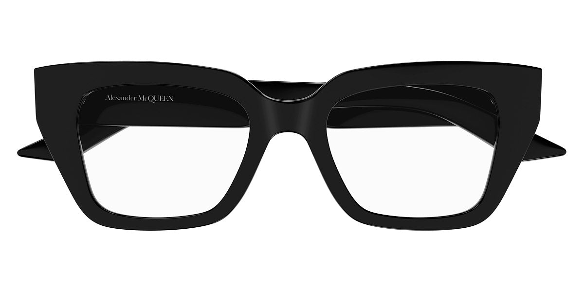 Alexander McQueen® AM0453O AM AM0453O 001 49 -  Black Eyeglasses