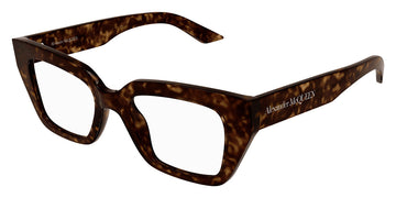 Alexander McQueen® AM0453O AM AM0453O 002 49 -  Havana Eyeglasses