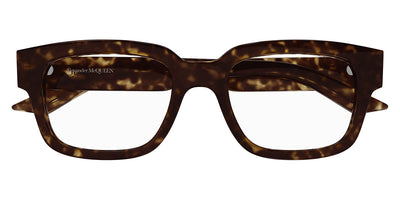 Alexander McQueen® AM0454O AM AM0454O 002 52 -  Havana Eyeglasses