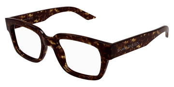 Alexander McQueen® AM0454O AM AM0454O 002 52 -  Havana Eyeglasses