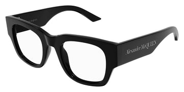 Alexander McQueen® AM0455O AM AM0455O 001 50 -  Black Eyeglasses