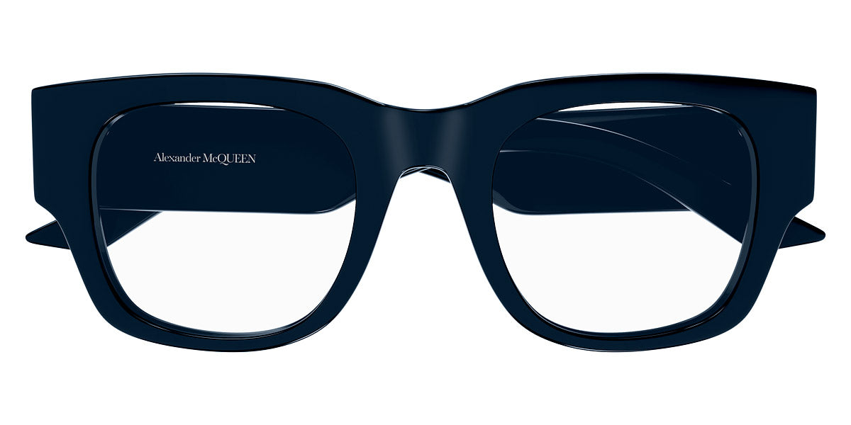 Alexander McQueen® AM0455O AM AM0455O 003 50 -  Blue Eyeglasses