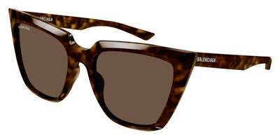 Balenciaga® BB0046S BB0046S 002 55 - Havana / Brown Sunglasses