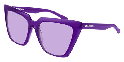 Balenciaga® BB0046S BB0046S 003 55 - Violet / Violet Sunglasses