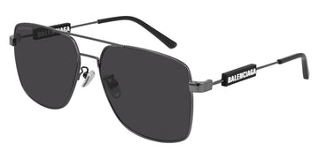 Balenciaga® BB0116SA BB0116SA 001 59 - Gray / Gray Sunglasses