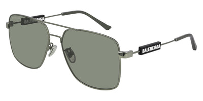 Balenciaga® BB0116SA BB0116SA 002 59 - Green / Green Sunglasses