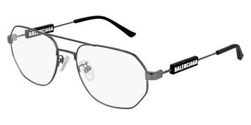 Balenciaga® BB0117O BB0117O 001 57 - Gray Eyeglasses