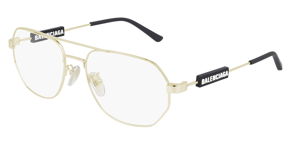 Balenciaga® BB0117O BB0117O 003 57 - Gold Eyeglasses