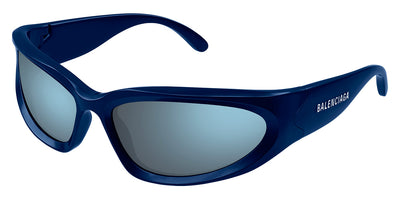 Balenciaga® BB0157S BB0157S 009 65 - Blue / Blue Sunglasses