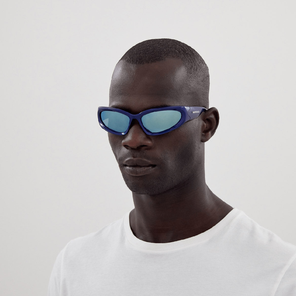 Balenciaga® BB0157S - Blue Sunglasses