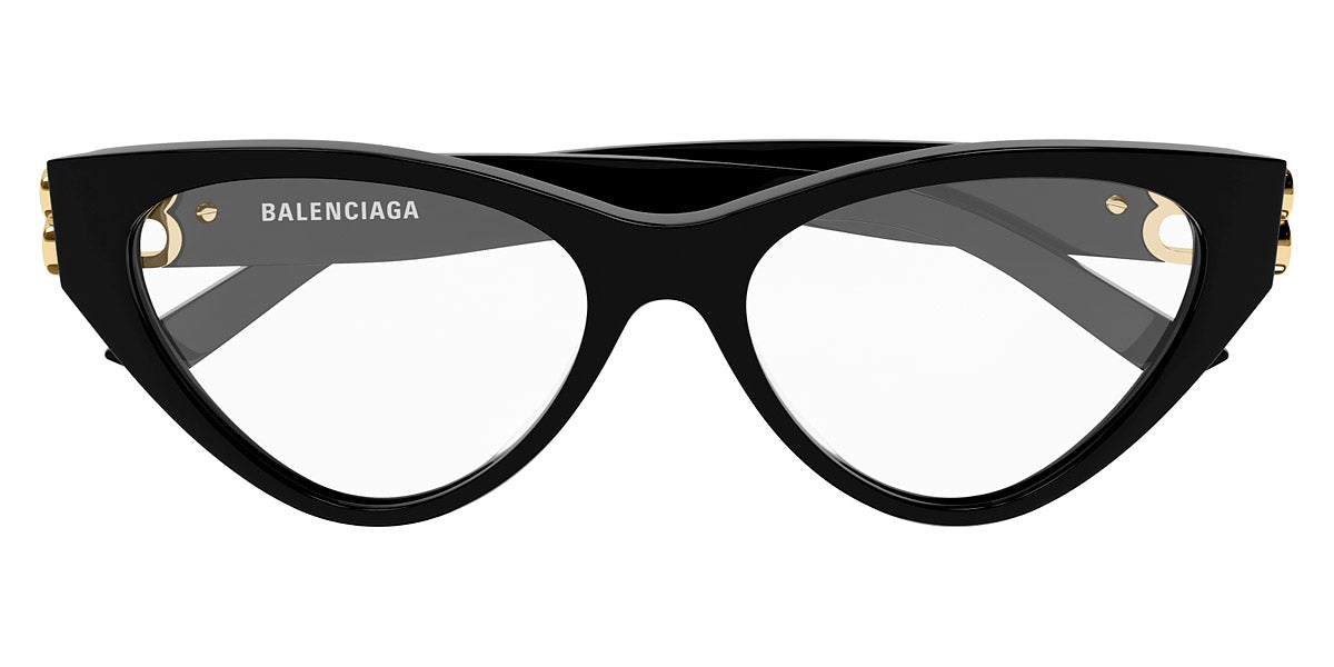 Balenciaga® BB0172O BB0172O 001 54 - Black Eyeglasses