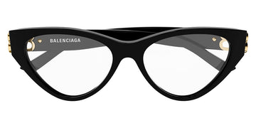 Balenciaga® BB0172O BB0172O 001 54 - Black Eyeglasses