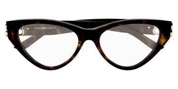 Balenciaga® BB0172O BB0172O 002 54 - Havana Eyeglasses